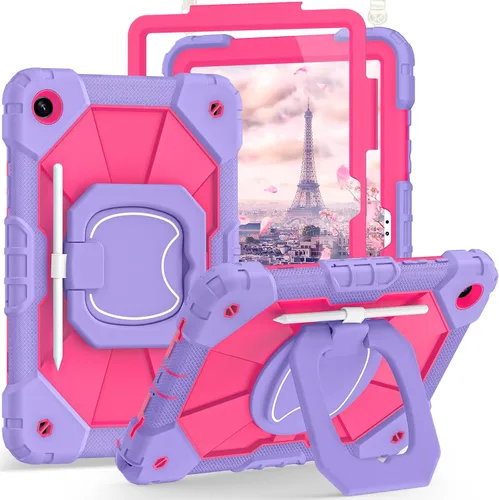 Miniatura 17 de Auizotl Funda para Samsung Galaxy Tab A9+/A9 Plus de 11 pulgadas (SM-X210/X216/X218) con protector de pantalla/soporte giratorio/soporte