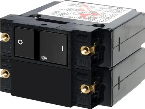 Miniatura 4 de Disyuntores basculantes de doble polo de Blue Sea Systems A-Series