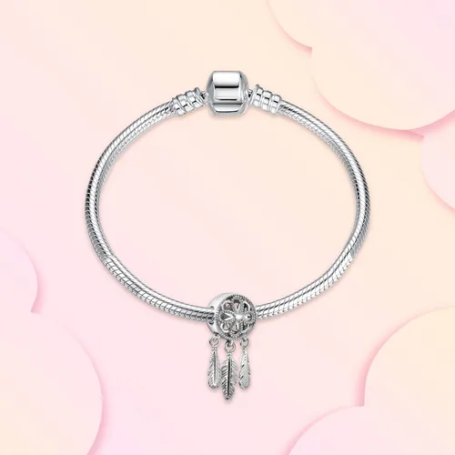 Miniatura 2 de Annmors Jewelry Birthday Charms for Woman-925 Sterling Silver Dangle Pendant Bead with Cubic ZirconiaGirl Jewelry Beads DIY Gifts for Women Bracelet