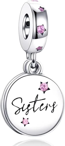 Annmors Dijes de joyería de animales para mujer, plata de ley 925, colgante con circonita cúbica, cuentas de joyería para niñas, regalos de