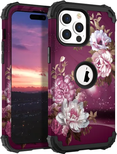 Miniatura 160 de Hocase Funda para iPhone SE 2022/2020, resistente a prueba de golpes, de plástico duro+goma de silicona, funda protectora híbrida para iPhone SE