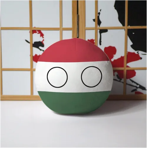 Miniatura 68 de Polandball Countryballs Muñeco de peluche Ucrania España Hungría Portugal Rumanía Grecia Austria México Polonia Ball (15,3.8 pulgadas)