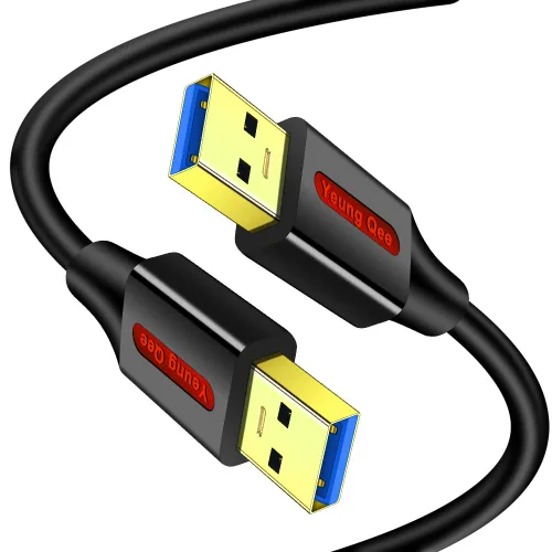 Miniatura 7 de Cable USB 3.0 A a A macho de 1 pie, USB tipo A macho a macho, cable USB 3.0 de doble extremo USB para disco duro, cámaras, enfriador de laptop