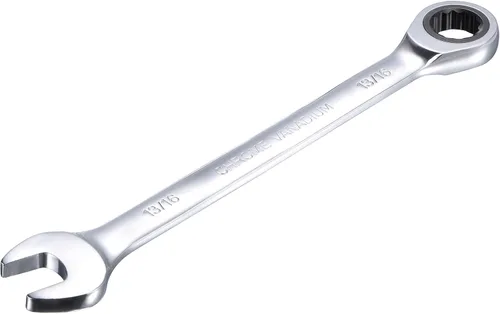 Miniatura 8 de uxcell Llave combinada de carraca de 3/4 de pulgada SAE, 72 dientes, 12 puntos, llave combinada de carraca de extremo cuadrado, herramientas