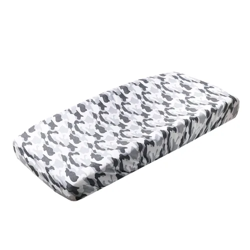 Miniatura 33 de Copper Pearl Funda de punto prémium para cambiador: suave, elegante y universal para todos los cambiadores de pañales estándar, fundas de cambiador