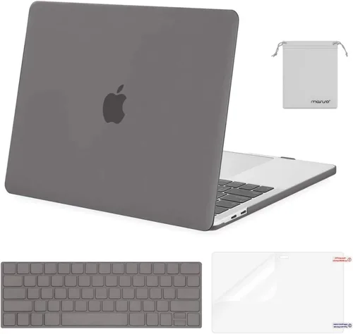 Miniatura 20 de MOSISO - Carcasa rígida de plástico, cubierta de teclado, protector de pantalla y bolsa de almacenamiento para MacBook Pro 13 pulgadas/33 cm Azul