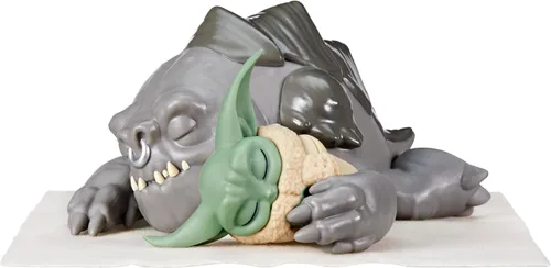 STAR WARS The Bounty Collection Taming The Beast Pack, Rancor & Grogu Mini figuras de acción, juguetes a escala de 2.25 pulgadas para niños y niñas