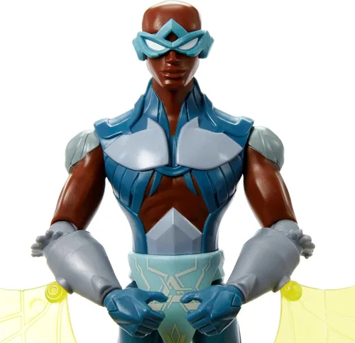 Miniatura 4 de Masters of the Universe He-Man and The Stratos - Figura grande con accesorio inspirado en la serie animada Motu Netflix, juguete coleccionable