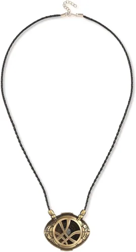 Miniatura 7 de HUAWELL 2 Piece Dr Cosplay Costume Strange Necklace Eye of Agamotto Costume Prop Stone Pendant Glow in The Dark