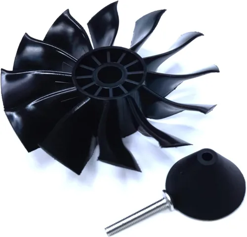 Miniatura 13 de EDF 2.756 in pro CCW 6S 2100KV 12 aspas 25.2V ventilador eléctrico conducido, Hobby RC Jet Engine Hélice, Piezas de coche RC Motor de alta velocidad