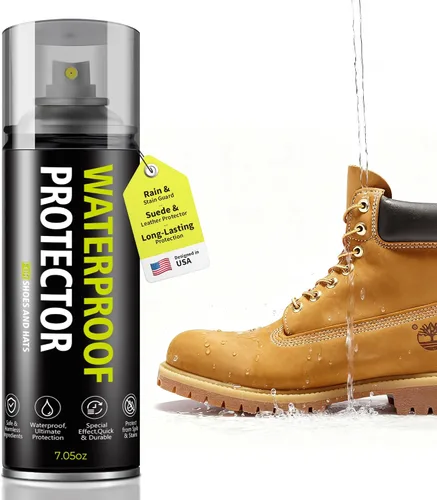 Spray Protector de Zapatos: Spray Impermeable para Manchas de Lluvia y Suciedad, Protección Nano para Zapatillas, Gamuza, Cuero, Botas, Sombrero