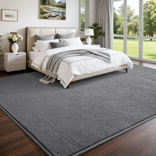 Miniatura 2 de Nuttumico - Alfombras grandes y modernas para dormitorio, sala de estar, alfombra gris de 5 x 7 pies, alfombra de interior de espuma viscoelástica