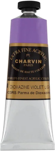 Miniatura 55 de Charvin Pintura acrílica profesional extrafina – verde absenta, tubo de 2.1 fl oz, pigmentos de triple fresado, resistente a la luz, pinturas