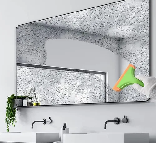 Miniatura 6 de Limpiaparabrisas de silicona suave y flexible de mango largo para puerta de cristal, ventana, parabrisas, espejo, baño (7.5 pulgadas)