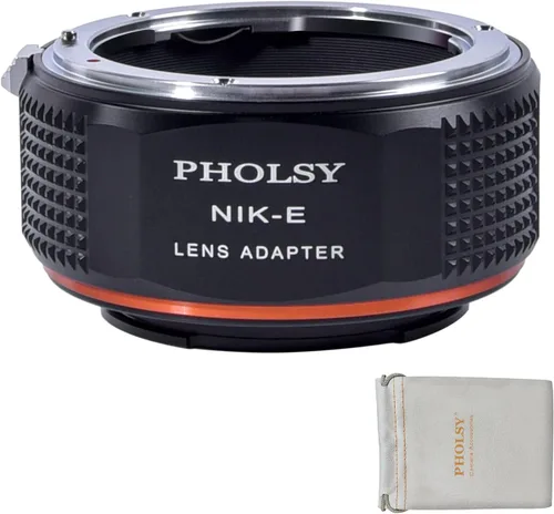 Miniatura 12 de PHOLSY Adaptador de Lente de Enfoque Manual Compatible con Lentes Canon EOS EF a Cámara de Montura E Compatible con Sony a1 a9ii a7S iii/ii, a7R