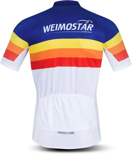 Miniatura 10 de Nuevo Pro cremallera completa hombres ciclismo Jersey manga corta Riding Shirt USA