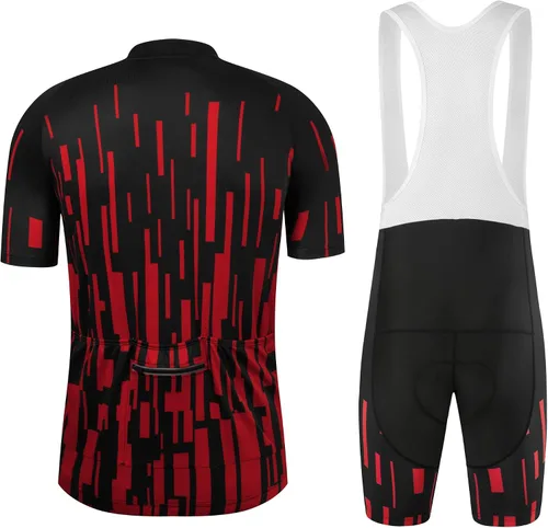 Miniatura 2 de Coconut Ropamo CR - Conjunto de camiseta de ciclismo para hombre, con cremallera, bolsillo con cremallera, manga corta, kits de ciclismo, pantalones