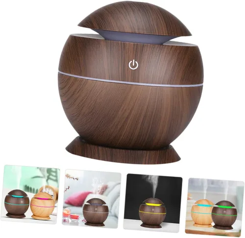 Miniatura 9 de Mini humidificador de aire USB difusor de aroma con acabado de grano humidificador portátil para oficina en casa y automóvil mejora la calidad