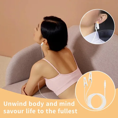 Miniatura 9 de TaVNS - Adaptador de clip para oído de máxima comodidad y señal estable. Experimenta una conductividad superior con punta de esponja conductora y un