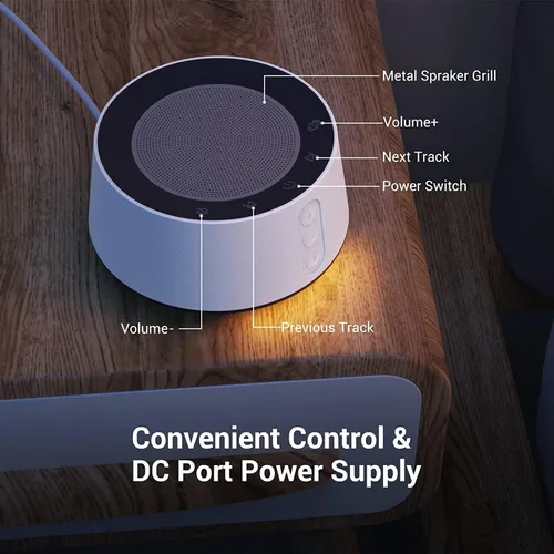 Miniatura 5 de Cargador de máquina de sonido de ruido blanco - Compatible con BGOVERSS SF407, T126L, TP2, TP1 - Cable de fuente de alimentación de repuesto