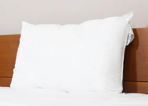 Almohada de poliéster ultra fina de tamaño estándar para dormir plana y baja almohada para dormir boca abajo y dormir boca abajo
