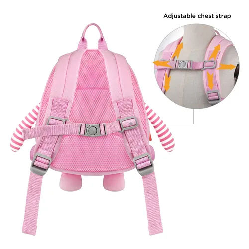 Miniatura 3 de GAGAKU Mini mochila para niños y niñas de 2 a 5 años, 1, rosa