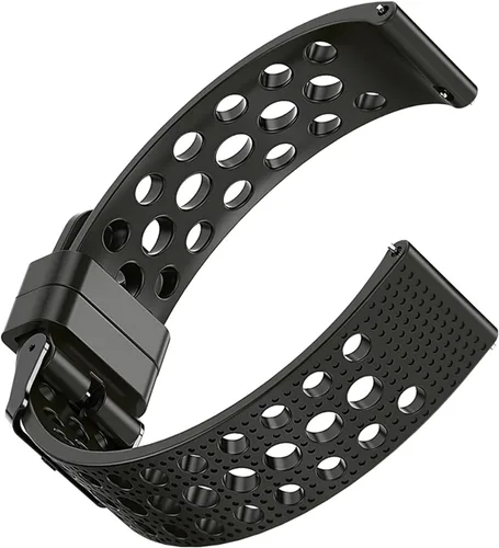 Miniatura 8 de Correa de repuesto compatible con Polar Smartwatch Band de 0.787 pulgadas y 0.866 pulgadas, correa deportiva con hebilla de metal compatible