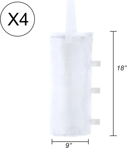 Miniatura 2 de ABCCANOPY - Pesos de anclaje para tienda de campaña, 4 unidades, color blanco