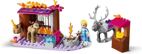 Miniatura 7 de LEGO Disney Frozen II Aventura del Carruaje de Elsa 41166 Kit de construcción con figura de juguete de Elsa y Sven (116 piezas)