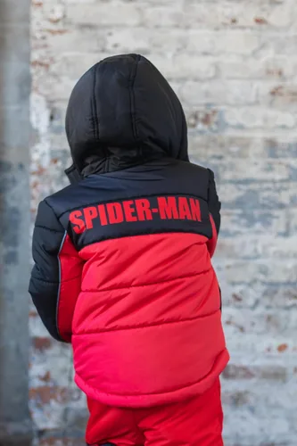 Miniatura 4 de Marvel Avengers Spider-Man Hulk Black Panther Captain America Zip Up Winter Coat Puffer Jacket Toddler to Big Kid