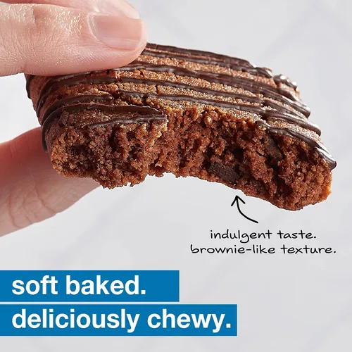 Miniatura 5 de KIND Cuadrados horneados suaves, brownie de harina de almendras y chocolate, sin gluten, barras de aperitivos saludables, 0.18 onzas de proteína, 6