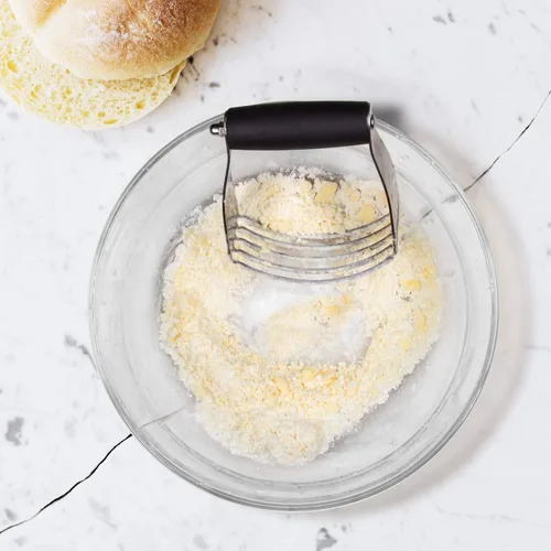 Miniatura 6 de ALLTOP Mezclador Cortador de Grasa para Repostería, Machacador de Masa de Acero Inoxidable para Mantequilla, Galletas, Hornear, Amasar, Masa
