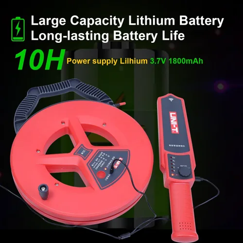 Miniatura 5 de UNI-T Detector de bloqueo de tuberías de pared 114.8 ft Escáner de obstrucción de tuberías Plomeros Herramienta de diagnóstico de instrumentos