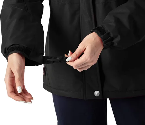 Miniatura 8 de Rdruko Chaqueta de esquí impermeable para mujer, resistente al viento, para snowboard, trabajo, para uso en invierno