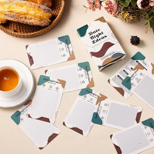 Miniatura 2 de 40 Tarjetas de Ideas de Noche de Cita para Rascar, Juegos Románticos y Aventurados para Parejas de Compromiso, Regalos de Aniversario, Recién