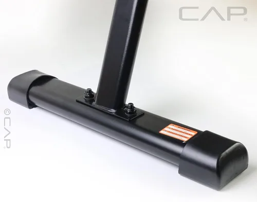 Miniatura 5 de CAP Barbell Strength - Banco plano plegable de alta calidad, color negro (FMIS-CS103F)