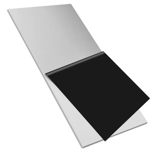 Láminas de Metal de Acero Inoxidable 430 de 6" x 12" x 1/8" (3.40MM) Pulgadas Placas de Metal para Tablero de Montaje Magnético de Pared 10GA 430