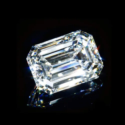 Miniatura 5 de MOIS Moissanita suelta de 2 quilates, diamante incoloro real, claridad VVS1, piedra preciosa brillante de corte esmeralda para hacer