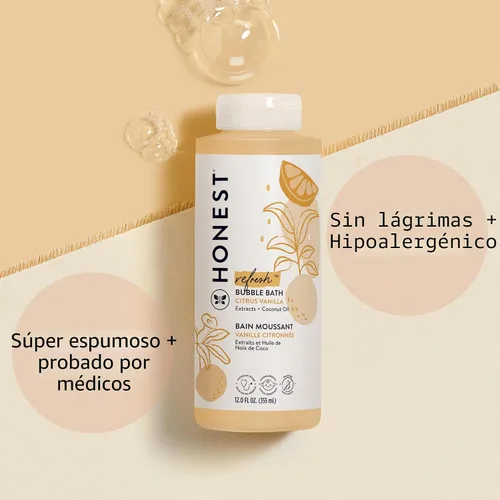 Miniatura 2 de The Honest Co. Honest baño de espuma, 12 onza