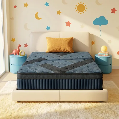 Miniatura 19 de inight Colchón híbrido tamaño Queen de 10 pulgadas, soporte firme medio para peso promedio (130-230 libras), espuma Nebulign de apoyo y bobinas