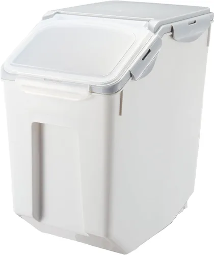 Miniatura 14 de HANAMYA Contenedor de almacenamiento de arroz de 10 litros / 20 libras con taza medidora, sin BPA, para arroz Grano Alimento para mascotas