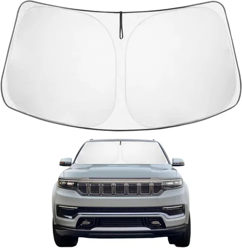 Miniatura 118 de Proadsy Parasol para parabrisas actualizado 2025, ajuste personalizado Dodge RAM 1500 2Dr 2019-2024 2025, 4 capas, plegable, protector de parasol