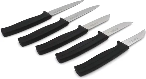 Miniatura 6 de Cuchillo Mondador de 2.5 Pulgadas - MATTSTONE HILL Cuchillo Mondador Pico de Pájaro, Para Pelar y Mondar Frutas y Verduras, Hoja Delgada, Acero