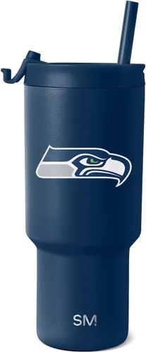 Miniatura 23 de Simple Modern - Vaso de 30 oz con tapa abatible y tapa con pajita Arizona Cardinals