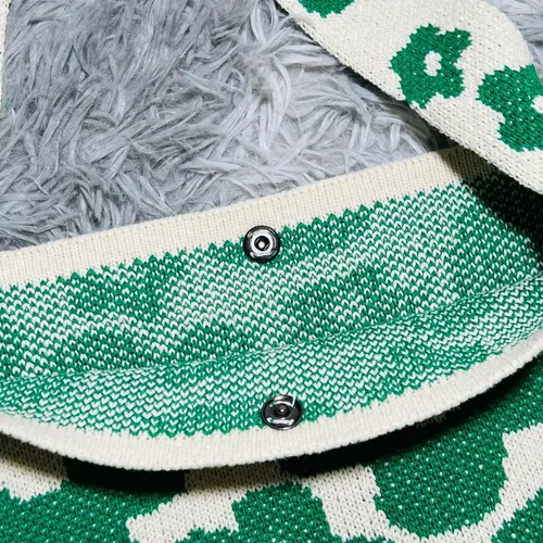 Miniatura 7 de Bolso cruzado de ganchillo con diseño de hadas Y2K para mujer, bolso de compras de moda, bolso de hombro de punto