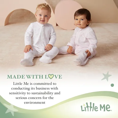 Miniatura 7 de Mantas Little Me para bebé Niñas Mantas para conejos bebés Manta de recepción para envolver Conejitos para bebés