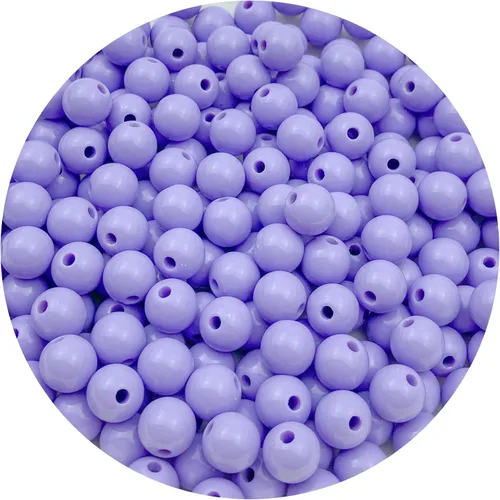 Miniatura 27 de 400 cuentas redondas de acrílico pastel de 0.315 pulgadas (0.315 in), cuentas espaciadoras de color caramelo, cuentas de resina de plástico para 306