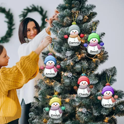 Miniatura 3 de Foto personalizada con luces de árbol de Navidad, foto familiar personalizada, lámpara de Navidad de metal, decoración de lámpara de Navidad