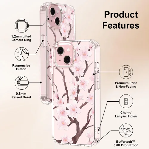 Miniatura 6 de MOSNOVO Funda para iPhone 15 Plus/iPhone 14 Plus, [Protección contra caídas de grado militar Buffertech de 6.6 pies]
