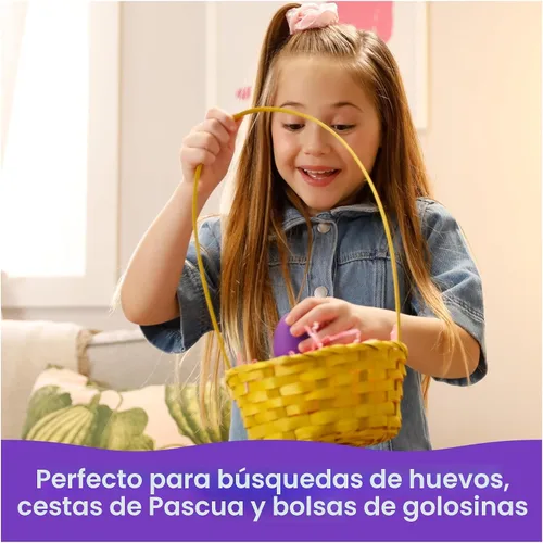 Miniatura 2 de Kinetic Sand, Paquete de 20 huevos con arena de juego roja, amarilla y azul de 3.3 libras para caza de huevos, recuerdos de fiesta y bolsas